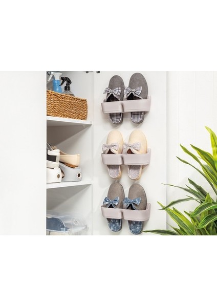 Banyo Terlik Tutucu - Kapı Arkası Pratik Raf - Terlik Tutucu - Beyaz fırsatları