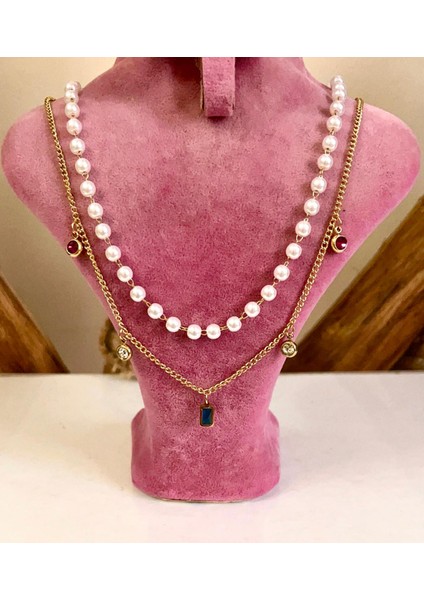 Kare Kadran Çelik Kadın Kol Saati Çelik Kolye Hediye Set fırsatları