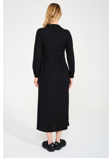 Yazlık Keten Günlük Tam Boy Tesettür Kadın Elbise fırsatları