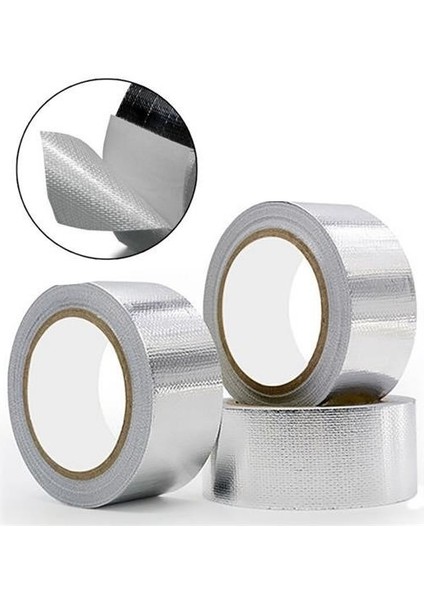 ® Yüksek Sıcaklık Dayanan Su Geçirmez Çatı Boru Duvar Çatlak Götürücü Yapışkan Bant Folyo 5 cm