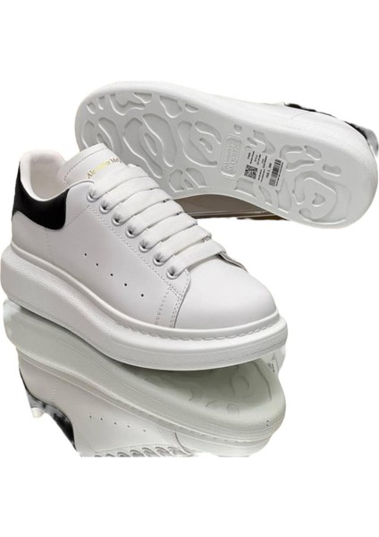 Alexander Mcqueen Men's Sneakers - Sneaker In White/black - Alexander Mcqueen Erkek Sneaker