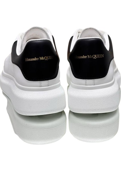 Alexander Mcqueen Men's Sneakers - Sneaker In White/black - Alexander Mcqueen Erkek Sneaker