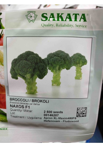 Naxos F1 Hibrit Brokoli Tohumu 2.500 Adet