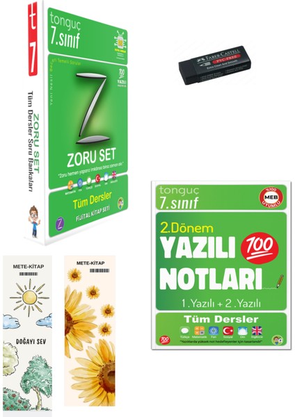 7. Sınıf Yazılı Notları 2. Dönem 1 ve 2. Yazılı ve 7. Sınıf Zoru Bankası Tüm Dersler Seti