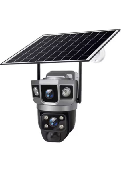 Int- cmr 51 Çift Kameralı Solar Panelli Uygulama Kontrollü Güvenlik Kamerası fiyatları