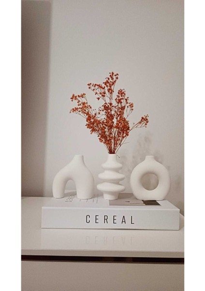 Minimal Biblo Set, 3'lü Dekoratif Bohem Minyatür Vazo fiyatları