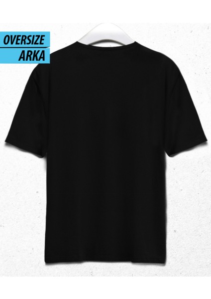 Cyberqueen – Kodlanmış Güzellik Oversize T-Shirt Siyah