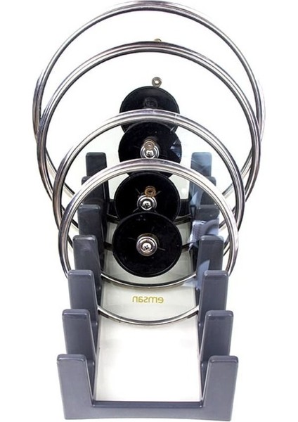 Tencere Kapak Düzenleyici, 6 Bölmeli Tencere Kapak Organizeri