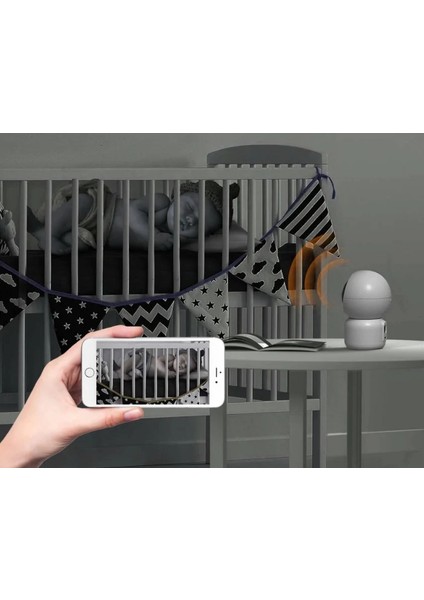 CT-4050 360 Derece Dönebilen Wi-Fi Akıllı Ip Kamera Parla