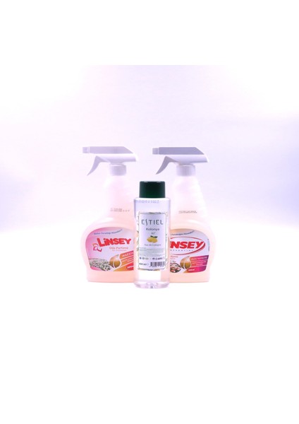 3'lü Set, Oda Parfümü 500ML Çiçek Bahçesi & 500ML Maestro, 400ML Limon Kolonyası, Detsan Güvencesiyle (51. Yıl)