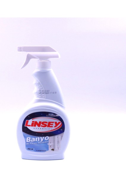 Güvencesiyle (51. Yıl) Linsey Banyo Temizleyici 750 ml Wc, Fayans, Duşakabin, Extra Güçlü Formül