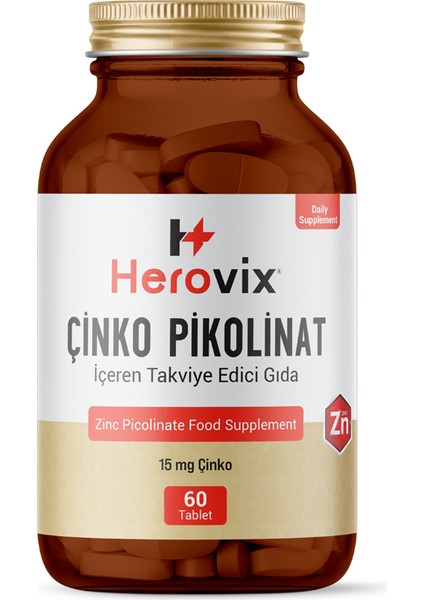 Çinko Pikolinat 60 Tablet 15 Mg