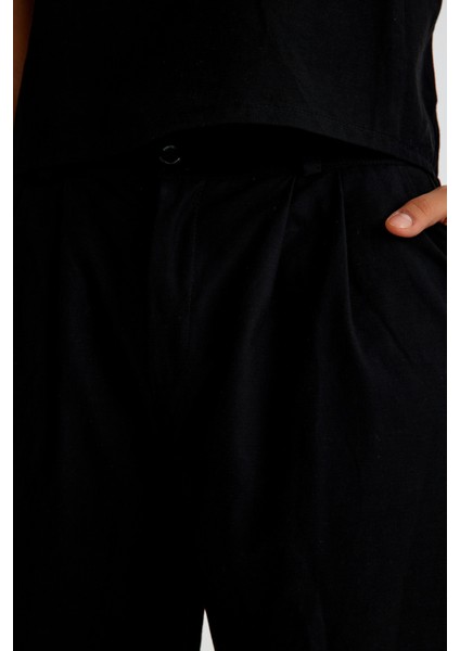 Keten Günlük RahatKolsuzAlt Üst Kadın Takım