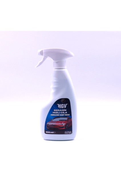 Seramik Hızlı Cila 550 Ml, Ekstra Parlaklık ve Koruma, Toz Kaydırıcı Özellik, Uv Koruma