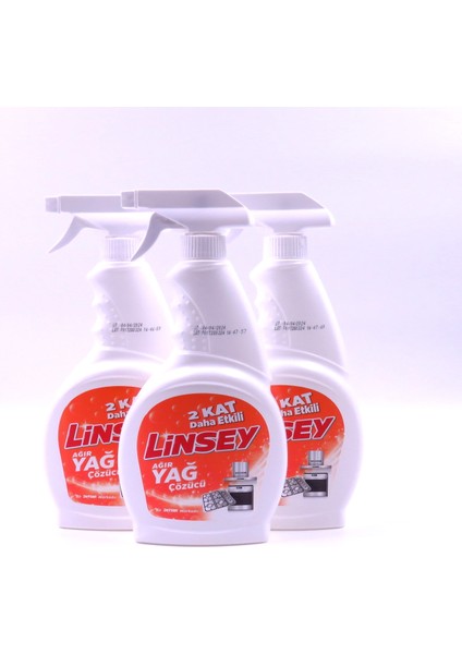 3'lü Avantaj Set, Ağır Yağ Çözücü 750 ml 2 Kat Daha Etkili, Detsan Güvencesiyle (51. Yıl)