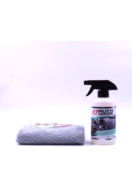 2'li Avantaj Set, Oto Jant Temizleyici 500 Ml, Mikrofiber Magic Oto Yıkama Bezi, 50X70 cm