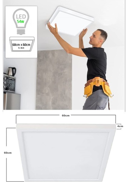 60 x 60-ÇOCUK-ODASI-AVIZE-LED-54W-LAMBA-6500K-DOĞAL-BEYAZ-AVIZE-DESENLI-UCUZ-ÇOCUK-ODASI-AVIZE