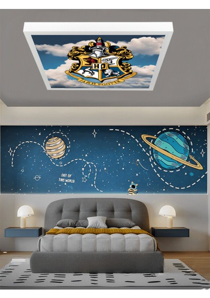 Harry Potter Avize, 60 x 60 Kare LED Avize, 60WATT, Beyaz Işık, Homojen Aydınlatma, Yapay Zeka Tasarım fiyatları
