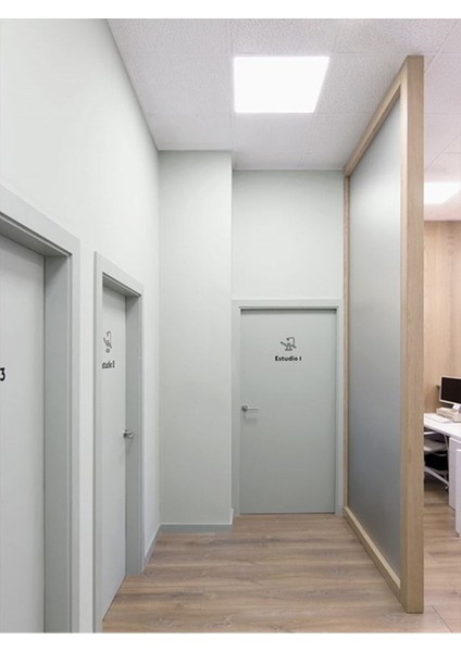 Kare LED Panel, 60 cm x 60 cm , Sıva Altı, 60W LED Panel, Taş Yünü Asma Tavan LED Panel, Beyaz Işık