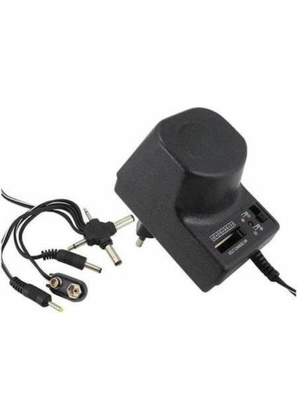 LED Göstergeli 500 Ma Kısa Devre Korumalı Kademeli Switch Adaptör modelleri