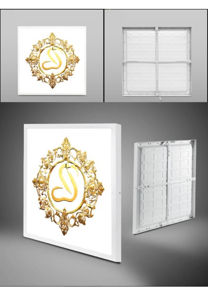 Gold Desenli Kare 60WATT LED Aydınlatma, Yeni Mesil Modern LED Avize, Güçlü Işık Tasarruflu Lamba fiyatları