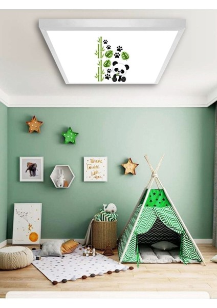 Genç Odası AVIZE-60 cm x 60 cm -54WATT-LED-6500 Kelvin (Beyaz)-Salon Avize Modelleri Hepsiburada-Tekli Avize