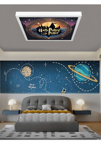 Çocuk Odası Harry Potter Avize, LED 60 x 60 Kare, Modern TASARIM, 60WATT Aydınlatma, Tavan Lambası fiyatları