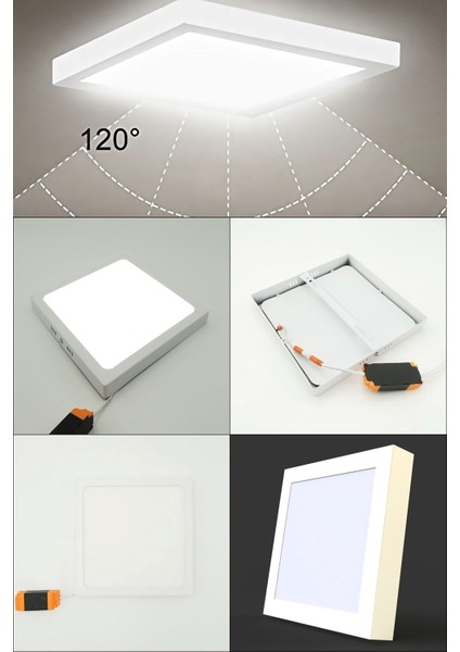 New ART-SALON-AVIZE-60 x 60-54W-LED-ARMATÜR-OTURMA-ODASI-AYDINLATMA-DESENLI-PANEL-SALON-LED-AVIZE- A+