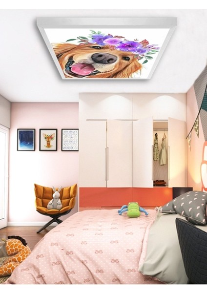 ÇOCUK-ODASI-AVIZE-60 x 60-54W-LED-ARMATÜR-GENÇ-ODASI-AVIZE-DESENLI-PANEL-EN-ŞIK-ÇOCUK-ODASI-LED-LAMBA fırsatları