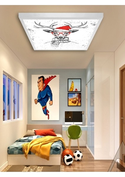 Genç Odası AVIZE-60 cm x 60 cm -54WATT LED-6500 K (Beyaz)-Salon Avizeleri Hepsiburada-Klas Tasarım Avize fiyatları