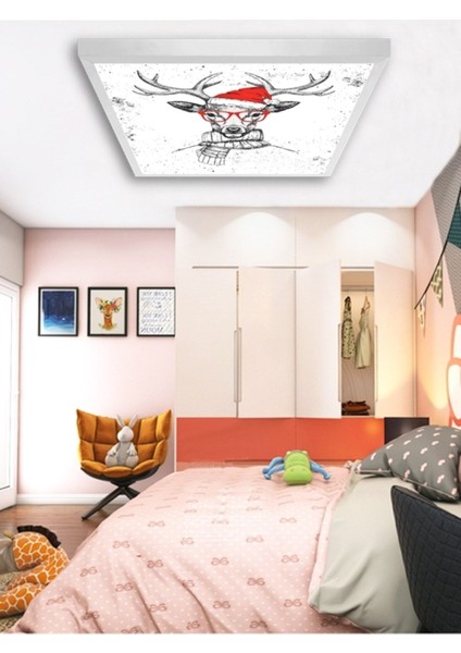 Genç Odası AVIZE-60 cm x 60 cm -54WATT LED-6500 K (Beyaz)-Salon Avizeleri Hepsiburada-Klas Tasarım Avize modelleri
