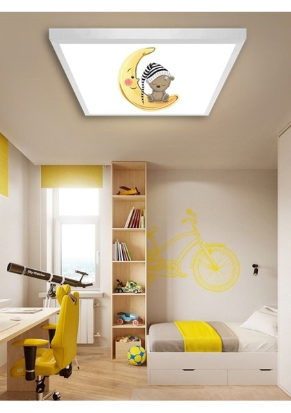 Turşu-Bebek Odası AVIZE-60 x 60-54W-LED-BEBEK Odası Avize-Trendyo- LED Avize MODELLERI-2022 Moda Avize fiyatları