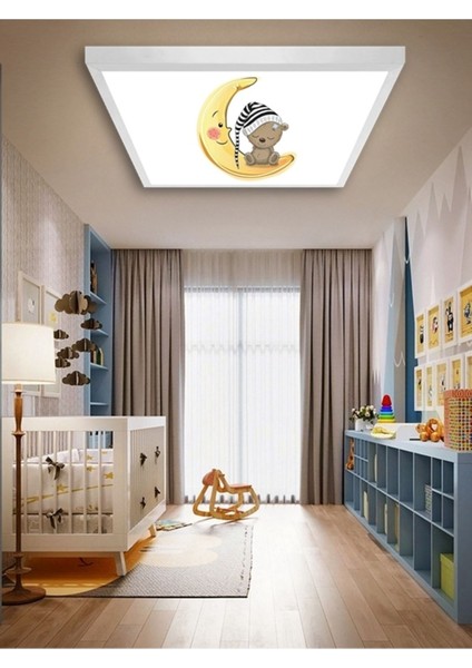 Turşu-Bebek Odası AVIZE-60 x 60-54W-LED-BEBEK Odası Avize-Trendyo- LED Avize MODELLERI-2022 Moda Avize fırsatları