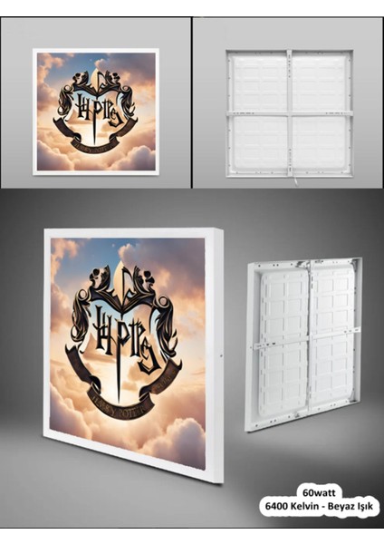 Harry Potter Lamba, Genç Odası LED Avize, 60 x 60 LED Işık, 6500K Beyaz Işık Çocuk Odası Avize, Yeni fiyatları