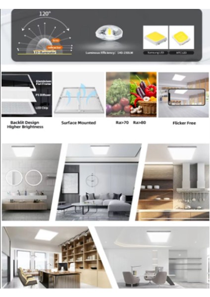 Harry Potter Lamba, Genç Odası LED Avize, 60 x 60 LED Işık, 6500K Beyaz Işık Çocuk Odası Avize, Yeni