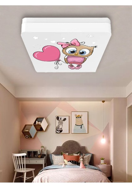 Lüks Çocuk Odası Avize 25WATT-30 cm x 30 cm Lüks LED Aydınlatma, Bayankuş (Yeni) fırsatları