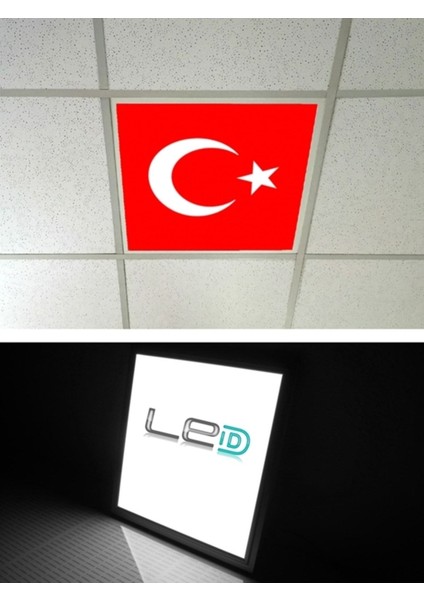 Bayrak LED PANEL-60 cm x 60 cm -SIVA ALTI-60W-6500K-BEYAZ-LED Panel-Led Armatür- Taş Yünü Asma Tavan modelleri