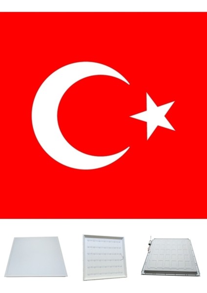 Bayrak LED PANEL-60 cm x 60 cm -SIVA ALTI-60W-6500K-BEYAZ-LED Panel-Led Armatür- Taş Yünü Asma Tavan fırsatları