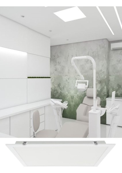 Gömme LED Armatur, Alçıpen Tavan 60 x 60 LED Panel, Sıva Üstü 60WATT LED Panel, Beyaz Işık 6500K-BEYAZ indirimleri