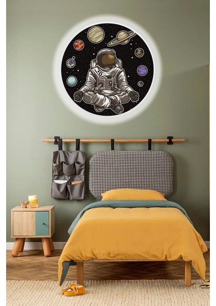 Space, Astronot Aplik-Led APLIK-25WATT-30 cm Çap, Çocuk Odası Aplik, Aplik Modelleri, Hepsiburada Aplik