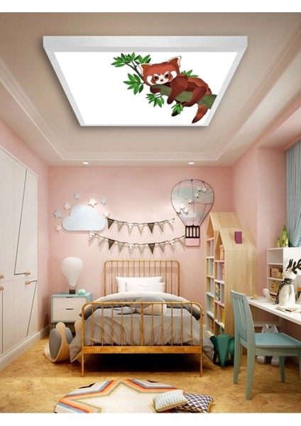 60 cm x 60 cm -ÇOCUK-ODASI-AVIZE-LED-54W-LAMBA-6500K-DOĞAL-BEYAZ-AVIZE-ÇOCUK-ODASI-LED-AYDINLATMA