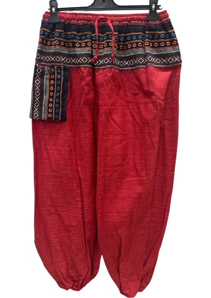 Tayland Cep Detaylı %100 Koton Pantolon