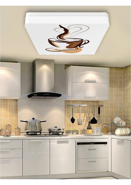 Lüks Mutfak Aydınlatma 25WATT-30 cm x 30 cm Mutfak Avize Modelleri, Fincan, Lüks LED Aydınlatma