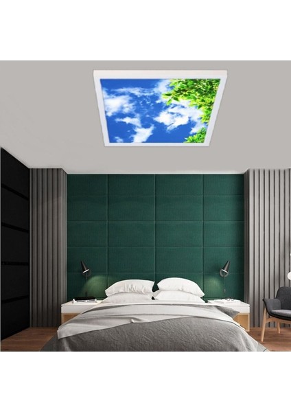 Hd LED Aydınlatma - 60WATT - 60 cm x 60 cm - Ev Avize -Tavana Yapışık Model- Kolay Montaj Avize modelleri