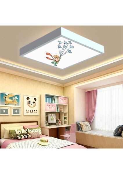 Parc Çocuk Odası LED AVIZE-60 cm x 60 x M-1.5KG HAFIF-54W-30M2 Aydınlatma-Sıva Üstü Kolay Montaj-Pcb LED