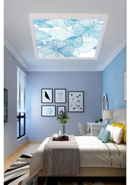 Oda Avize Mavigül Ledli Tavan Lambası 60W Şık Tasarım AVIZE,60 x 60 Beyaz Işık, fiyatları