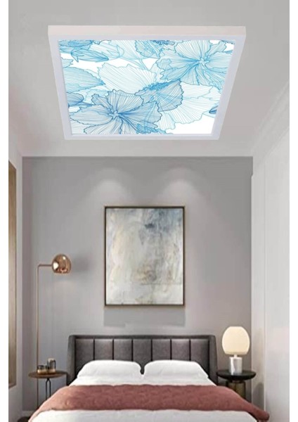 Oda Avize Mavigül Ledli Tavan Lambası 60W Şık Tasarım AVIZE,60 x 60 Beyaz Işık, modelleri