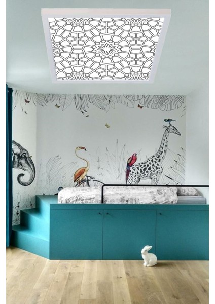 Home Desing 60W LED Avize 60 cm x 60 cm , Ev Avize, Modern Avize fırsatları