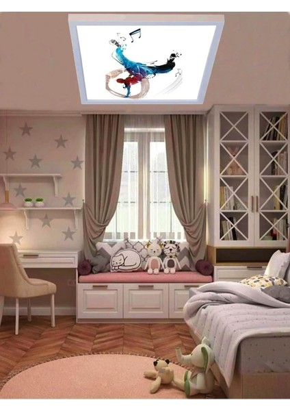 Rock Man Ledli AVIZE-60 x 60 LED Panel Tasarım Kare LED AVIZE-60W-6500K- Genç Işıklandırma