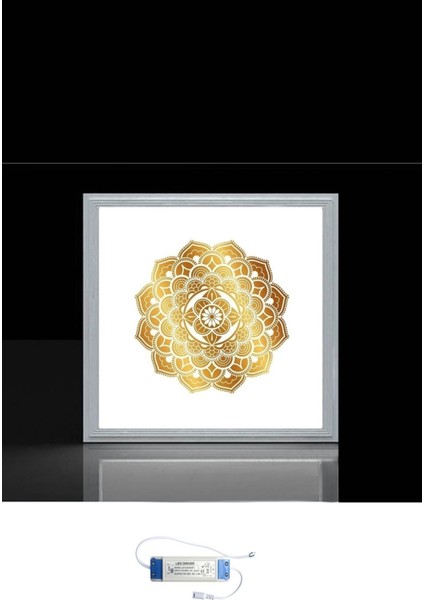 Nihan-Salon LED Aydınlatma Avize- 60W Yeni Tasarım 60 x 60 -Beyaz Işık-Tavan Lambası modelleri